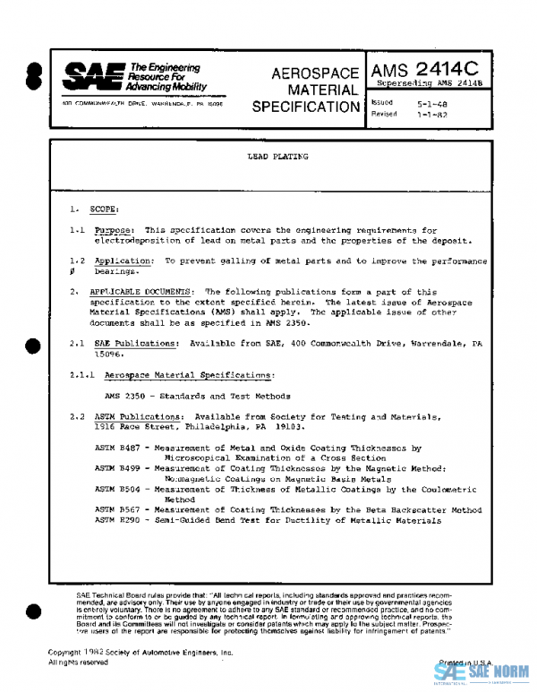SAE AMS2414C PDF