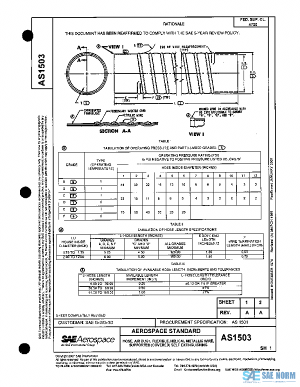 SAE AS1503 PDF SAE AS1503 PDF