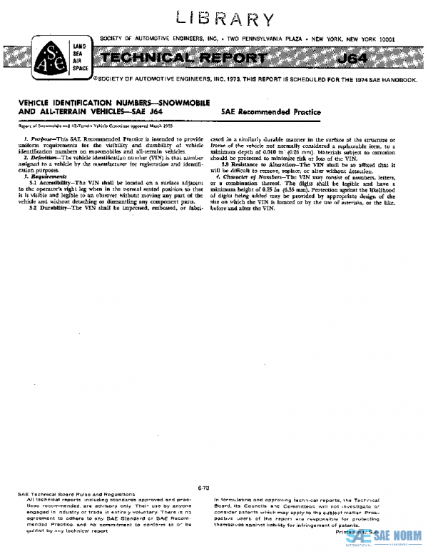 SAE J64_197303 PDF