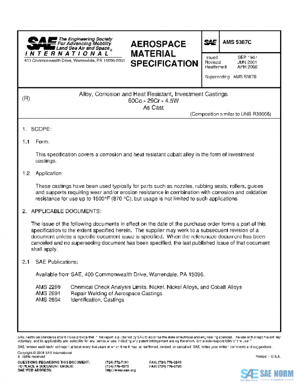 SAE AMS5387C PDF