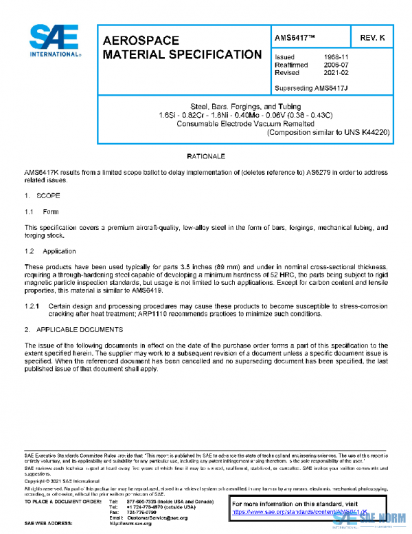 SAE AMS6417K PDF