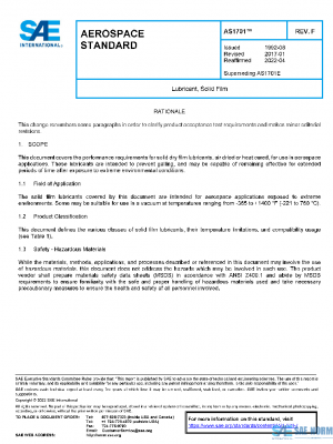 SAE AS1701F PDF