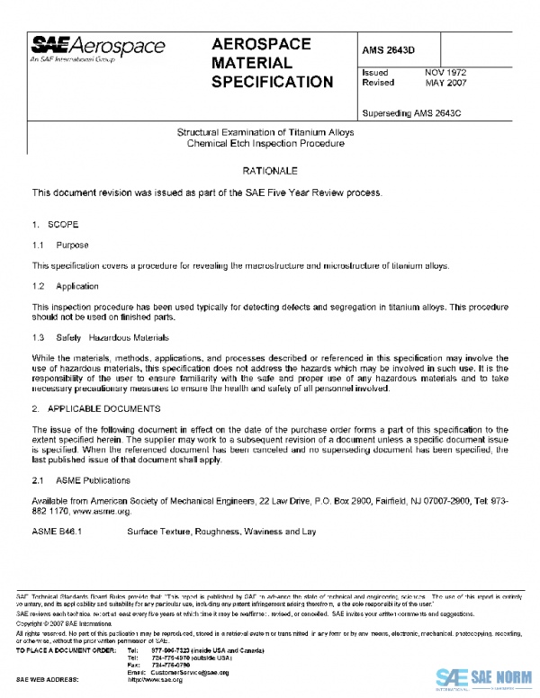 SAE AMS2643D PDF