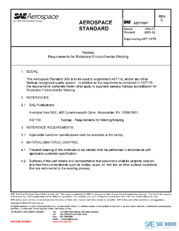 SAE AS7110/7C PDF