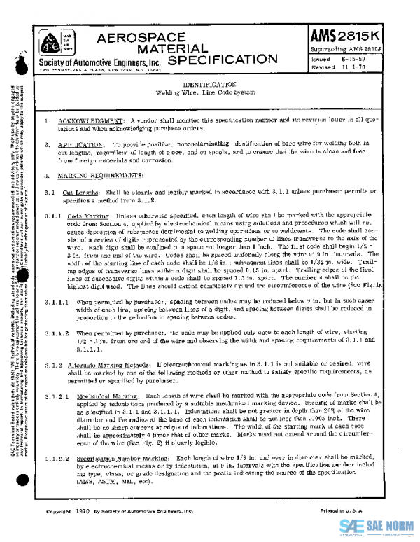 SAE AMS2815K PDF