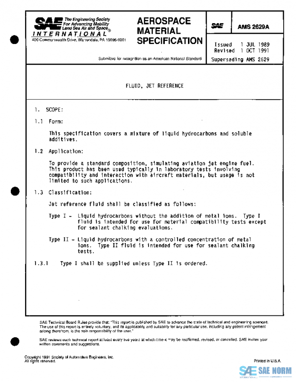 SAE AMS2629A PDF
