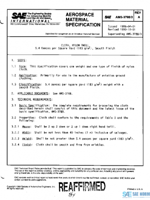 SAE AMS3788/3A PDF