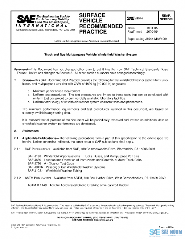 SAE J1944_200009 PDF