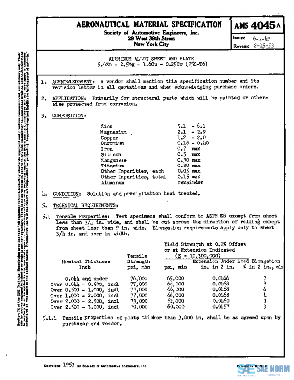 SAE AMS4045A PDF