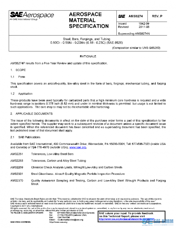 SAE AMS6274P PDF