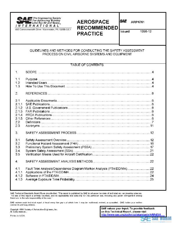 SAE ARP4761 PDF