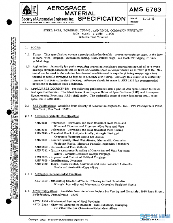 SAE AMS5763 PDF