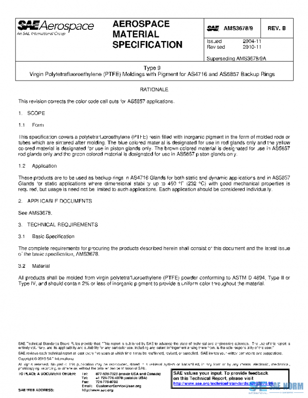 SAE AMS3678/9B PDF SAE AMS3678/9B PDF