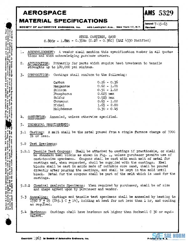 SAE AMS5329 PDF