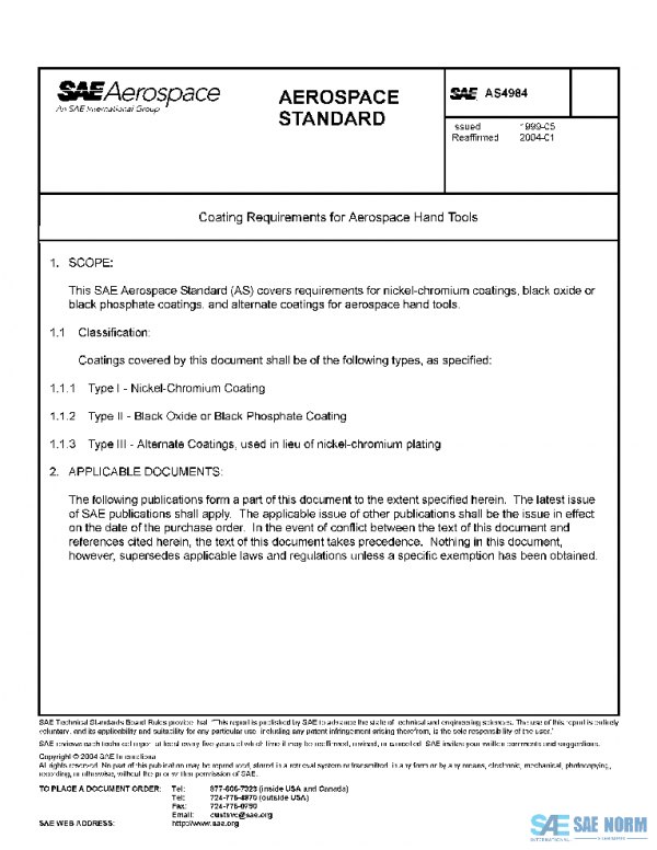 SAE AS4984 PDF SAE AS4984 PDF