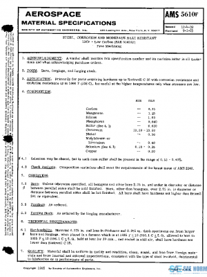 SAE AMS5610F PDF