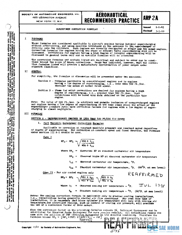 SAE ARP2A PDF SAE ARP2A PDF