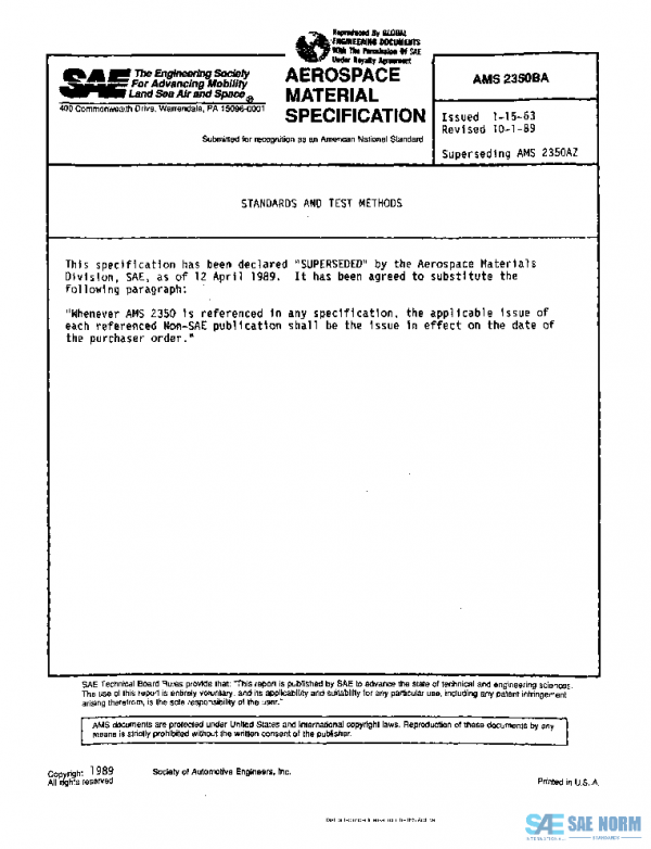 SAE AMS2350BA PDF