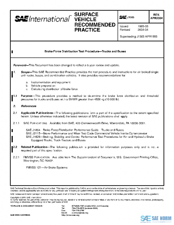 SAE J1505_200404 PDF SAE J1505_200404 PDF