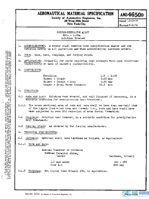 SAE AMS4650D PDF SAE AMS4650D PDF