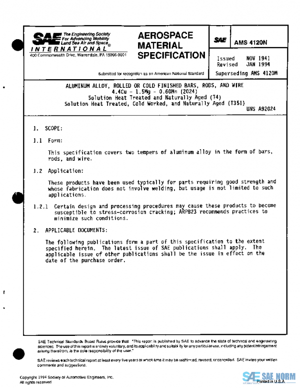 SAE AMS4120N PDF