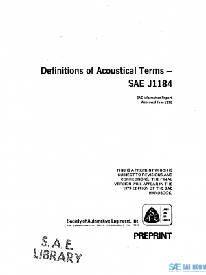 SAE J1184_197806 PDF