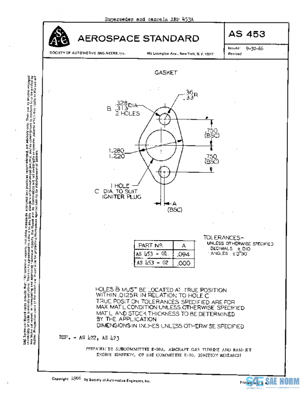 SAE AS453 PDF