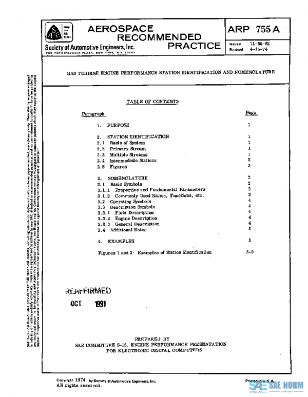 SAE ARP755A PDF SAE ARP755A PDF