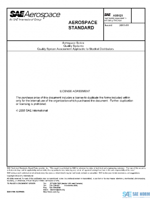 SAE AS9121 PDF