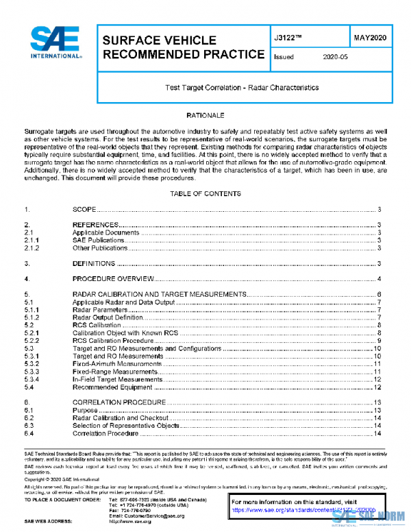 SAE J3122_202005 PDF