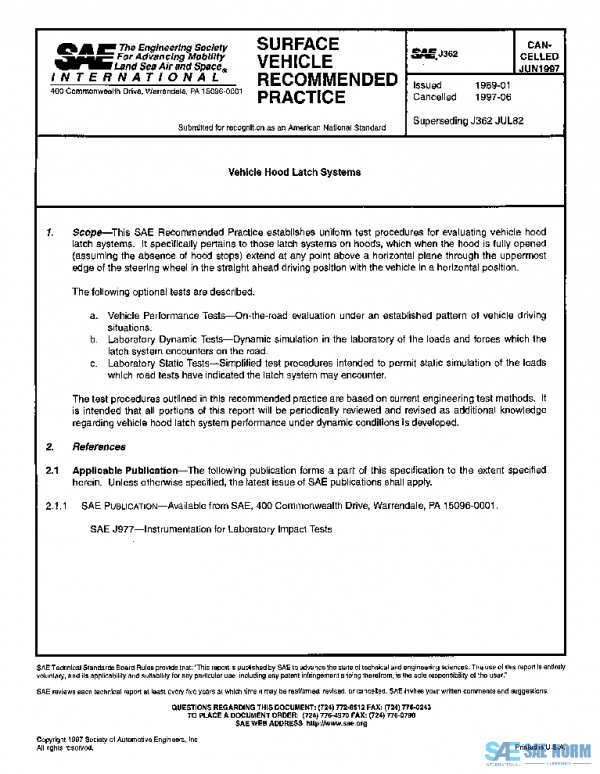 SAE J362_199706 PDF