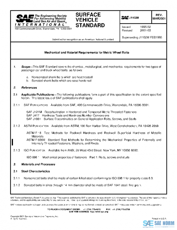 SAE J1102M_200103 PDF