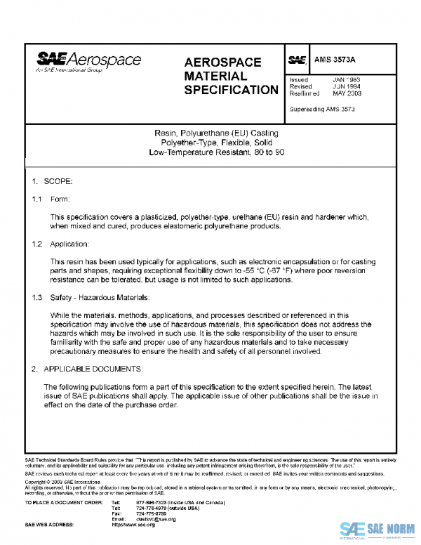 SAE AMS3573A PDF