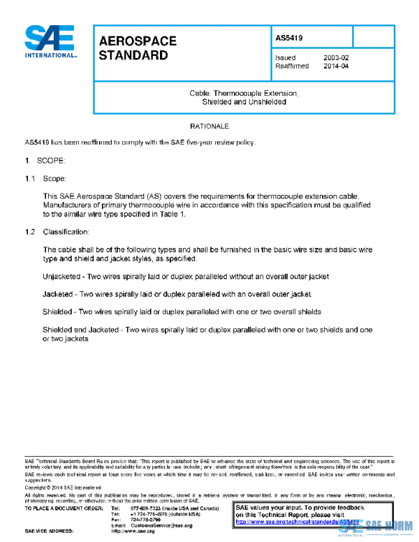 SAE AS5419 PDF SAE AS5419 PDF