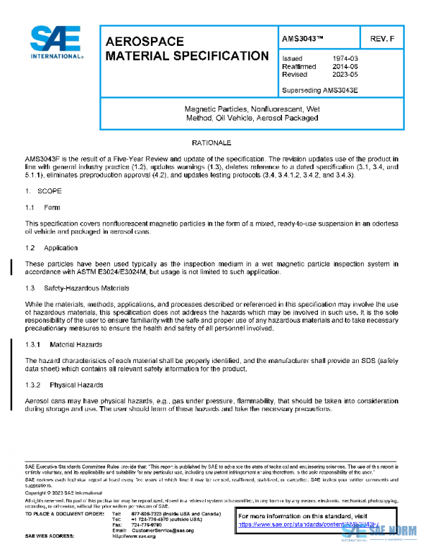 SAE AMS3043F PDF