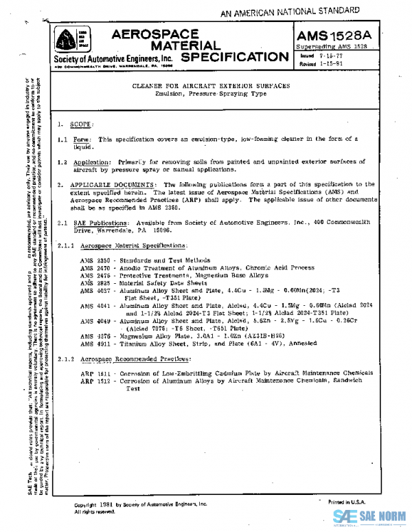 SAE AMS1528A PDF