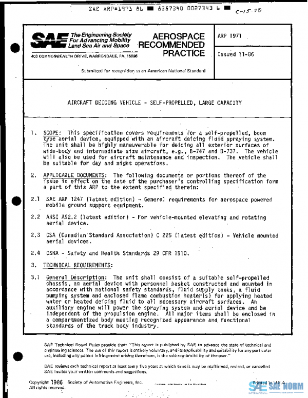 SAE ARP1971 PDF SAE ARP1971 PDF