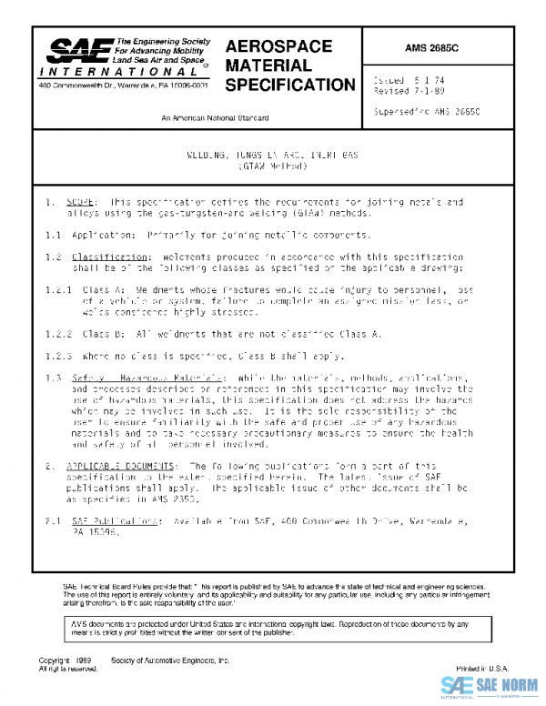 SAE AMS2685C PDF