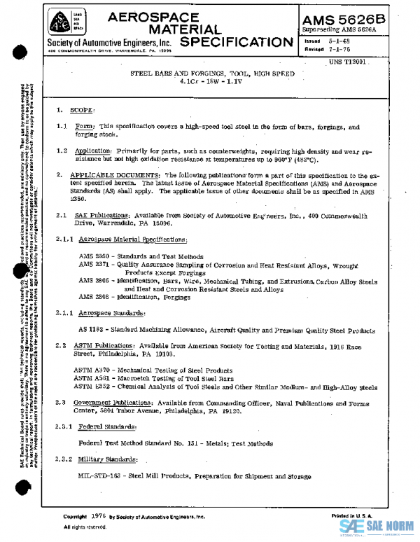 SAE AMS5626B PDF