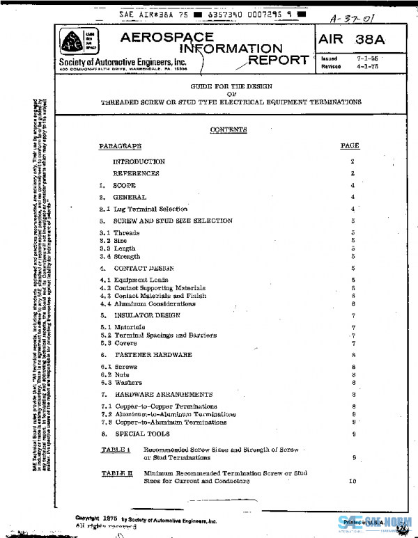 SAE AIR38A PDF SAE AIR38A PDF