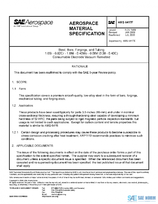 SAE AMS6417F PDF