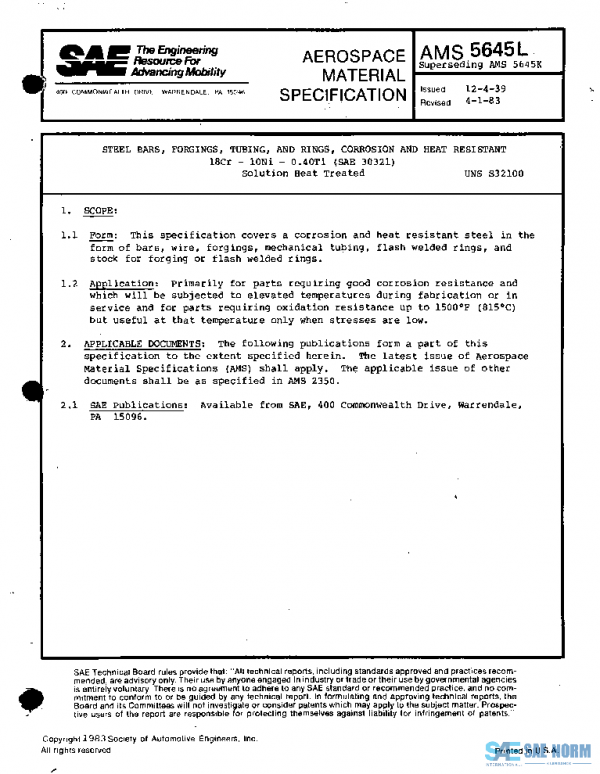 SAE AMS5645L PDF