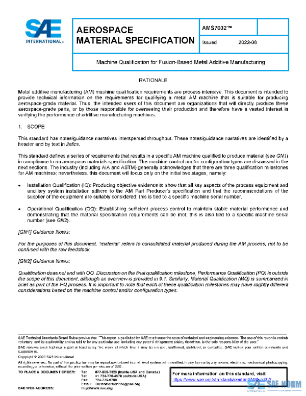 SAE AMS7032 PDF SAE AMS7032 PDF