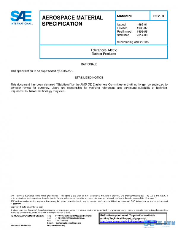 SAE MAM2279B PDF