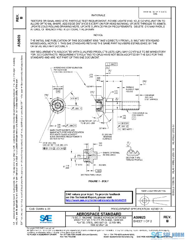 SAE AS9923B PDF