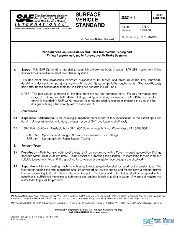 SAE J1131_199808 PDF