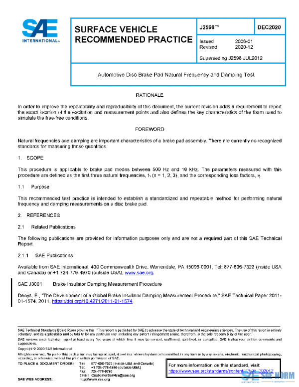 SAE J2598_202012 PDF
