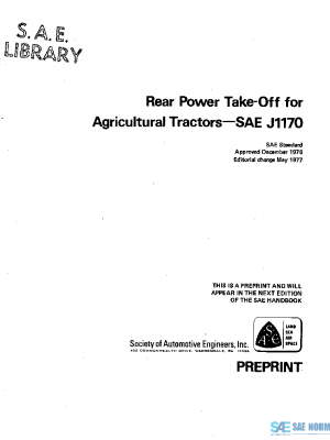 SAE J1170_197705 PDF