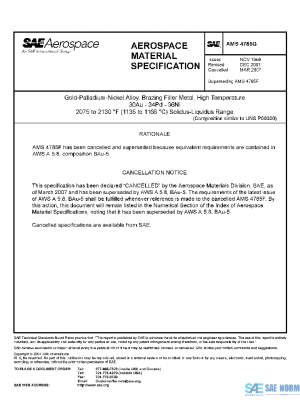 SAE AMS4785G PDF