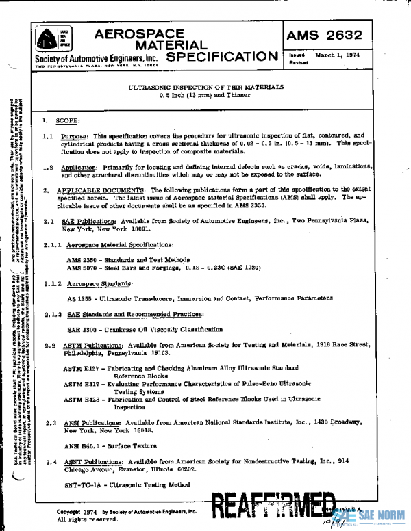 SAE AMS2632 PDF